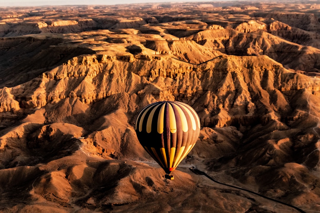 Hot air balloon over Luxor